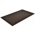 Notrax Entrance Mat: Loop Pile, Outdoor, Heavy, 3 ft x 4 ft, 3/8 in Thick, Polypropylene, Vinyl, Flat Edge