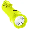 Safety-Rated Flashlight: 160 lm Max. Brightness, 14 hr Run Time at Max. Brightness, Green