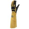 Ironcat Welding Glove: Wing Thumb, Cowhide, L Glove Size