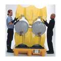 Ultratech Drum Dispensing and Containment System: 4 Drums/Containers, Complete Rack System