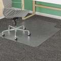 Traditional Lip Chair Mat, Clear, For Carpet with Padding Up to 1" Thick