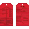 Discard Tag, Sign Legend Date Identified: Red Tag File No: Identified By: Department: Category: