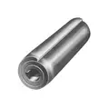 Spring Pin, Coiled, Steel, Spring Steel, Plain, 5/16 in Outside Dia., 1 in Fastener Length