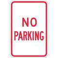 Lyle No Parking Parking Sign, Sign Legend No Parking, MUTCD Code R8-3, 18" x 12 in