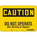 Safety Sign,7 In x 10 In,