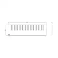 Divider: 5 5/8" Overall Ht, For 24" Drawer Wd/Dp, For 6 3/4" Drawer Ht