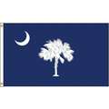 Nylglo South Carolina State Flag, 4 ft.H x 6 ft.W, Indoor, Outdoor