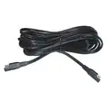 Extension Lead: Extension Cable, 16 ga Wire Size, 25 ft Overall Lg, Black, 15V