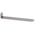 Keyway Broach Shim, Broach Style II, 1/8 in Keyway Size, 1-7/8 in Overall Length, 3/18 in Overall Width