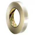 Filament Tape: Polypropylene, 2 in x 180 ft, 6.6 mil Tape Thick, 380 lb/in Tape Tensile Strength