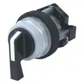Eaton Non-Illuminated Selector Switch Operator: 30 mm Size, Metal, Lever, 1D, Black, 1/12/13/2/3/4/4X