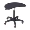 Balt Laptop Stand: Black, Steel/Laminate/Plastic, 15 3/4 in Overall Dp, 25 3/4 in Overall Wd