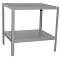 Fixed Height Work Table, Steel, 24" Depth, 30" Height, 30" Width, 2,000 lb. Load Capacity