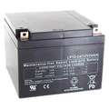 Edwards 12 VDC, Sealed Lead Acid Battery, 18 Ah, Tab with Bolt Hole, 6.56" Height, 12.57 lb. Weight