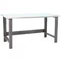 Bolted Workbench, ESD Laminate, 30" Depth, 30" to 36" Height, 72" Width, 1,600 lb Load Capac