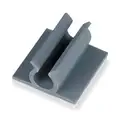Ty-Rap Cable Clip, Top Entry, Mounting Method Adhesive Backed, Material Nylon 6/6, Color Gray, PK 25
