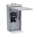 Square D Circuit Breaker Enclosure: 3 Spaces, 400 A Amps, Surface Mounting, Outdoor, Steel