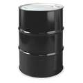 Transport Drum: 55 gal Capacity, 1A1/X1.8/300 UN Rating Liquid, 35 1/4 in Overall Ht, Black, Unlined