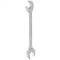 Open End Wrench: Alloy Steel, Chrome, 3/4 in Head Size, 7 in Overall Lg, Std