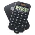Victor Calculator: Portable, 8, LCD, 3/4 in H x 1 1/2 in W