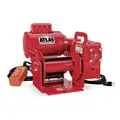 Electric Winch: 2,000 lb 1st Layer Load Capacity, 1.3 hp Motor HP, 8 fpm 1st Layer Line Speed