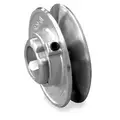 Variable Pitch V-Belt Pulley: 1 Grooves, 4" Pulley Outside Dia., 1/2" Pulley Bore Dia.