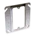 Raco Plaster Ring, Mounting Accessories, Galvanized Zinc, Silver, For Use With 4"One Gang Box