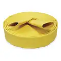 Water Discharge Hose: 1 1/2 in Hose Inside Dia., 100 ft Hose Lg, 250 psi, Yellow
