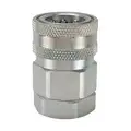 Hydraulic Quick Connect Hose Coupling, Socket, H Series, Steel