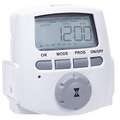Intermatic Plug In Timer, White, Min. Time Setting: 1 min, Max. Time Setting: 59 min, 23 hr, 6 day
