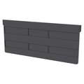 Divider, Black, ESD Conductive No, Overall Height 6-1/8", Overall Length 15-13/32"