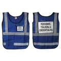 DMS Legend Insert Hook-and-Loop Safety Vest, Type P, Class 2, Blue, Universal