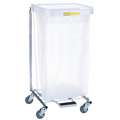 Laundry Hamper Cart,1 Comp,Gry,3.5 cu ft