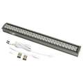 LED Striplight: LED, 12 in, 12 in Overall Lg, Plug-In or Hardwired, 435 lm Light Output, 2700K