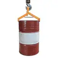 Drum Lifter, Vertical, 1,000 lb. Load Capacity, 19-3/4"Overall Length, Steel