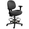 Cramer Big and Tall Task Chair, 24/7 Extreme Use, Big-and-Tall, Task Chair, Black, Fabric