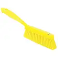 Vikan Soft-Stiff Bristle Bench Brush, 6.5 inch, Yellow