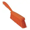 Vikan Soft-Stiff Bristle Bench Brush, 6.5 inch, Orange