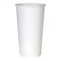 Disposable Hot Cup: Paper, Polyethylene, 16 oz Capacity, Patternless, 1,000 PK