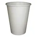 Dixie Disposable Hot Cup: Paper, Polyethylene, 8 oz Capacity, Patternless, Microwave Safe, 1,000 PK