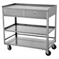 General Purpose Steel Mobile Workstation, 500 lb Load Capacity, 36 3/8 in x 20 in