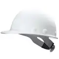 Hard Hat: Front Brim Head Protection, ANSI Classification Type 1, Class G, White, No Graphics