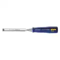 Irwin Woodwork Chisel: Plastic, 4 1/2 in Overall Lg, 1/2 in Wd, Straight Tip Shape