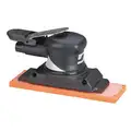 Dynabrade Air Finishing Sander: 0.3 Hp, 2-3/4 in x 8 in Pad Size, 2,400 RPM Free Speed, Rubber