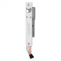 Electric Bolt Lock: Electromagnetic, Satin Aluminum, Aluminum, 1 17/64 in Wd