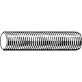 Fully Threaded Rod: 3/8"-16 Thread Size, Steel, Grade A, Zinc Plated, 12 ft Overall Lg