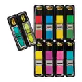 Post-It Sticky Flags: Assorted Bright/Assorted Primary, 35 Sheets per Pad, 10 Pads per Pack, 10 PK