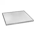 Aluminum Plate 6061: T651, 12 in Overall Lg, 12 in Overall Wd, 0.5 in Thick, Mill, +/-0.023 in