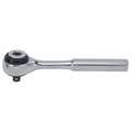 Hand Ratchet, 4 1/2 In, Chrome,