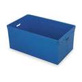 Diversi-Plast Nesting Container: 22.44 gal, 30 in x 19 in x 12 in, Blue, 50 lb Load Capacity